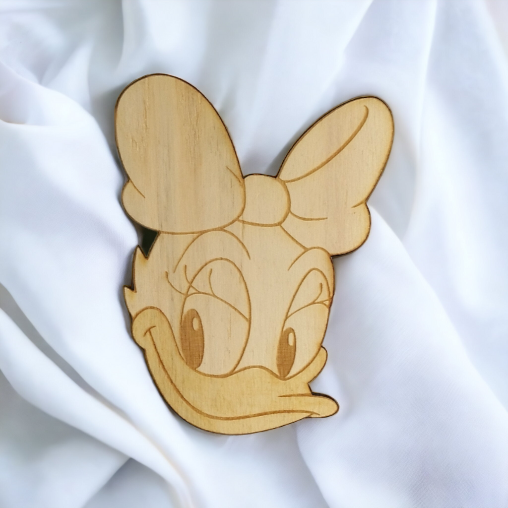 Set of 6 Disney Wooden Coasters - Handmade Gift - Housewarming - Wood Kitchenware - Mickey