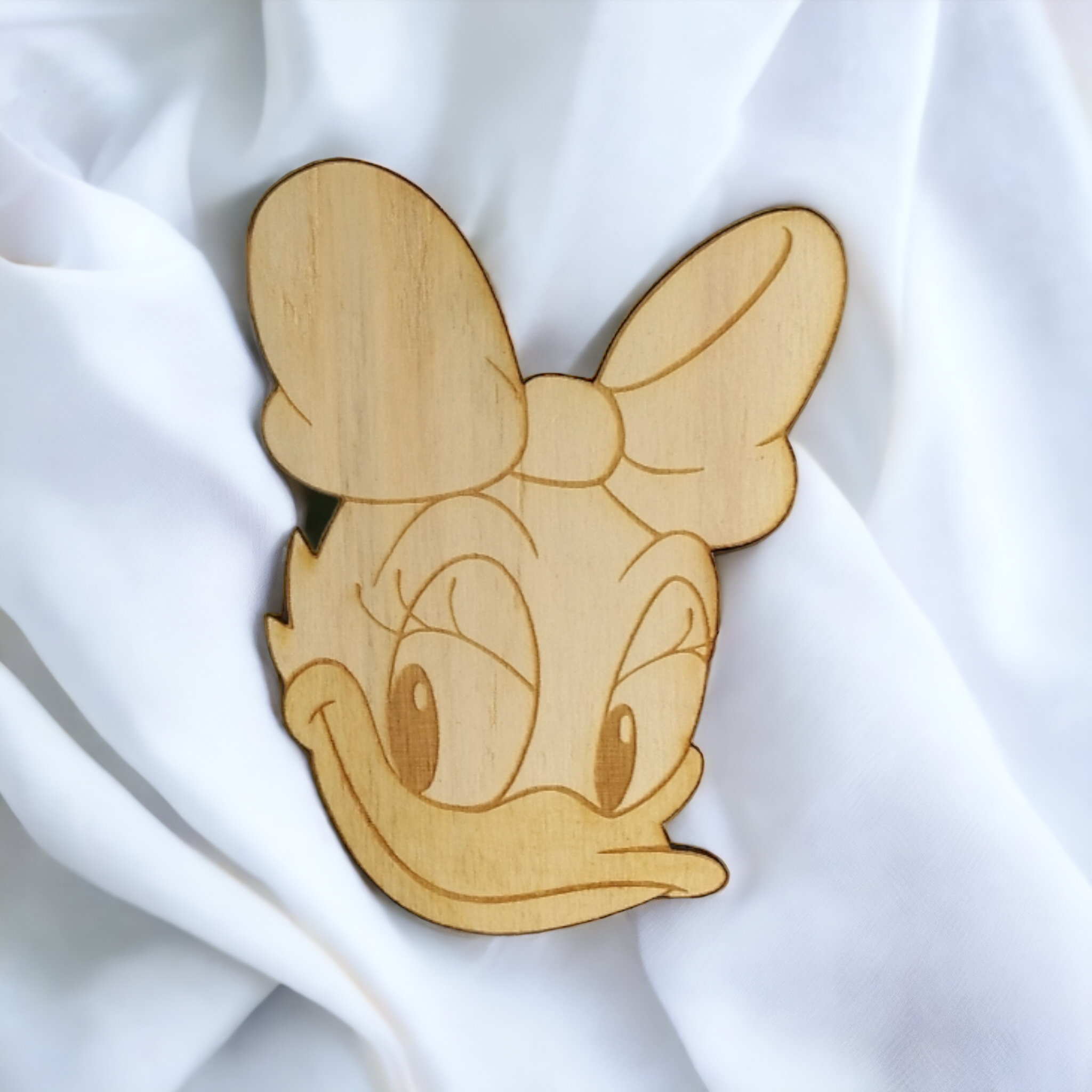 Set of 6 Disney Wooden Coasters - Handmade Gift - Housewarming - Wood Kitchenware - Mickey